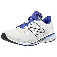 New Balance Men's Fresh Foam 860 V13 Running Shoe, White/Marine Blue, 12.5 Medium
