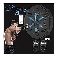 Boxing Training Machine, Smart Music Wall Mounted Punching Sports Rechargeable LED Light, Hand/Eye/Speed Reaction for Kids/Adults/Home Workout