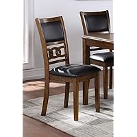 New Classic Furniture Gia Dining Chairs, Set of 2, Brown