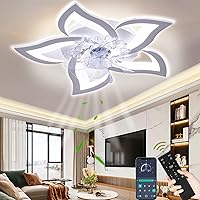 Wildcat Ceiling Fan with Lighting, Modern LED Dimmable Ceiling Light with Fan and Remote Control, Quiet, Creative 5 Lights Design Ceiling Fans with Lighting (50, watts)