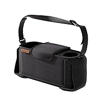 mompush Stroller Organizer with Shoulder Strap, Large Storage Space and Cup Holder, Stroller Accessories Fits for Popular Strollers