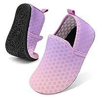 Lefflow Toddler Water Shoes Kids Quick Dry Beach Swim Socks Shoes Baby Non Slip House Slippers