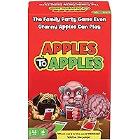 Mattel Games Apples to Apples Card Game, Family Game for Game Night with Family-Friendly Words to Make Crazy Combinations