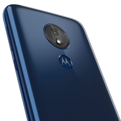 Moto G7 Power with Alexa Push-to-Talk – Unlocked – 32 GB – Marine Blue (US Warranty) – Verizon, AT&T, T–Mobile, Sprint, Boost, Cricket, & Metro
