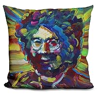 Jerry Garcia Decorative Accent Throw Pillow