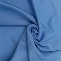 Polyester Interlock Lining 2 Way Stretch/Decoration, Apparel, Home/DIY Fabric, Denim 067 1 Yard