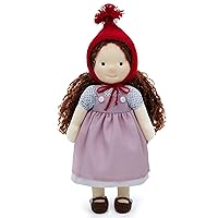Waldorf Doll Handmade Rag Doll - Personalized Collectors Plush Doll for Kids Birthday Gift with Beautiful Gift Box-Savannah 12