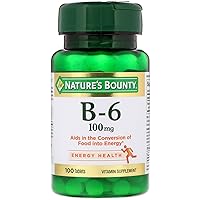 Vitamin B6, 100mg, 100 Tablets (Pack of 4)