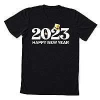 Happy New Year 2023 Shirt, 2023 Shirt, Funny New Year Shirt, Hello 2023 Shirt, New Year Party Shirt, Happy New Year Gift, Christmas Shirt Multicolored