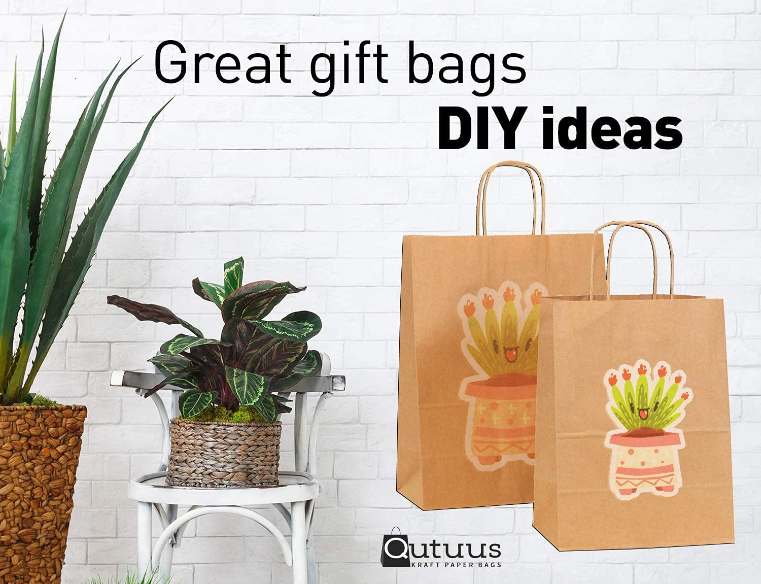 Kraft Paper Bags With Handles - Etsy