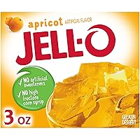 Jell-O Apricot Gelatin Mix (3 oz Boxes, Pack of 24)