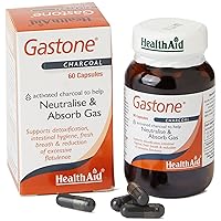 Health Aid Gastone (Activated Charcoal) 60 Capsules