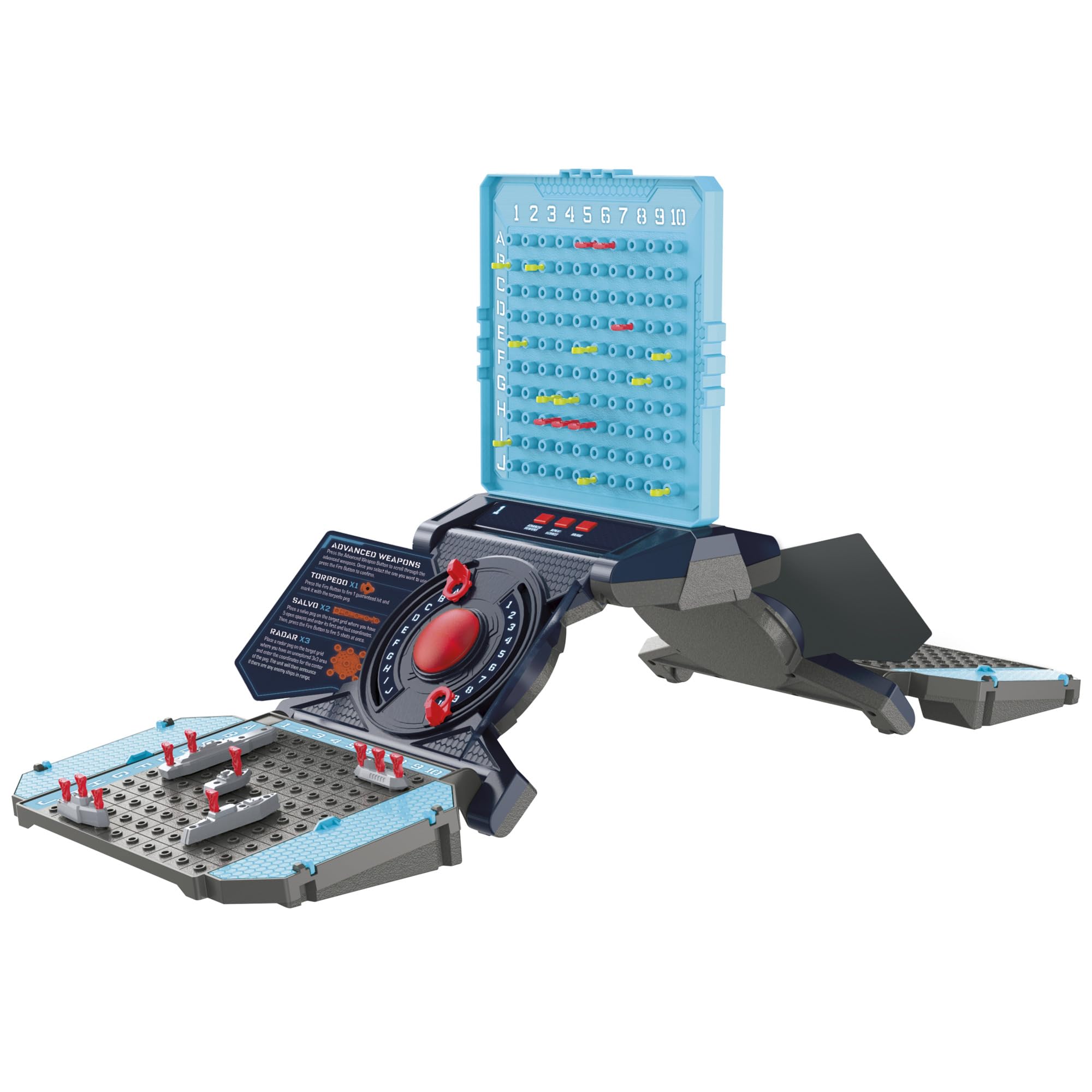 Hasbro Gaming Electronic Battleship Reloaded Board Game | Naval Combat Strategy Game with Sounds, Lights, Special Attacks | Ages 8 and Up | 1-2 Players | Kids Games