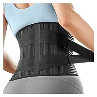 Back Braces for Lower Back Pain Relief with 6 Stays, Breathable Back Support Belt for Men/Women for work lumbar support belt (Color : D, Size : X-Large)