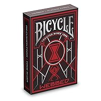 Bicycle Playing Cards Webbed Design | Limited Edition Deck with a Spider Theme