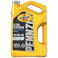 Pennzoil Ultra Platinum Full Synthetic 5W-20 Motor Oil (5 Quart, Single Pack)