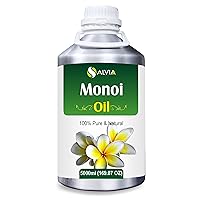 Monoi Oil - Pure And Natural Infused Oil | For DIY Home Skin Care Purpose | Skin Care | Hair Care (Hair - Stronger, Shiner) (5000ml)