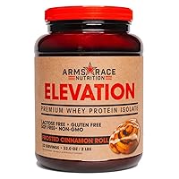 Arms Race Nutrition Elevation Premium Whey Protein Isolate 32 oz. (2 lbs) (Frosted Cinnamon)