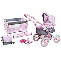 Lissi Combo Baby Doll Play Set with Accessories, Multicolor