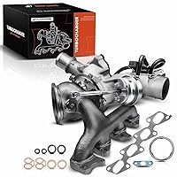 A-Premium Complete Turbo Turbocharger with Gasket Kit Compatible with Chevy Chevrolet Cruze 2011-2019 & Sonic 2012-2020 & Trax 2013-2021 & Buick Encore 2013-2021 1.4L Replace# 55565353
