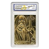 Set of 9 Official 23K Gold Cards Graded Gem-Mint 10 Darth Vader Series；