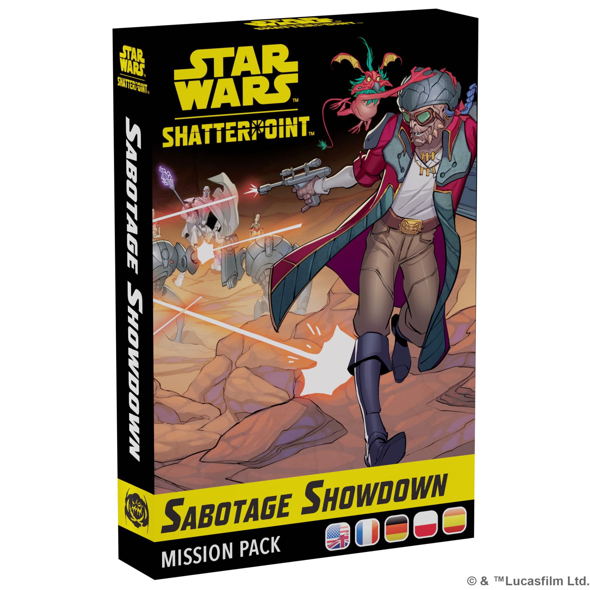 Star Wars Shatterpoint Sabotage Showdown Mission Pack - Tabletop Miniatures Game, Strategy Game for Kids and Adults, Ages 14+, 2 Players, 90 Min Playtime, Made by Atomic Mass Games
