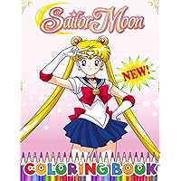 sailor.moon Coloring book: 50+ Illustration, Great Coloring Book for Japanese Anime Fans, for Kids and Adults