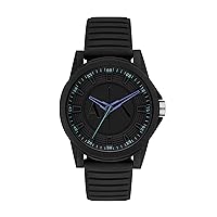 A|X Armani Exchange Men's Watch with Three-Hand Analog Display and Stainless Steel or Leather Band, Watch for Men
