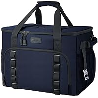 Extra Large Soft Cooler Bag, Portable Leakproof Cooler, 40/60 Cans Volume for Beach, Camping, Kayaking, Travel, and Road Trips