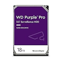 Western Digital 18TB WD Purple Pro Surveillance Internal Hard Drive HDD - SATA 6 Gb/s, 512 MB Cache, 3.5