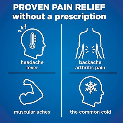 Amazon Basic Care Naproxen Sodium Tablets 220 mg, Pain Reliever/Fever Reducer (NSAID), Muscular Aches, Backache, Headache, Toothache, Minor Arthritis Pain Relief and More, 300 Count