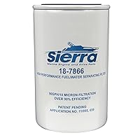 Sierra International 18-7866 10 Micron, High Capacity Fuel Water Separator Filter for Yamaha MAR-FUELF-IL-TR, Medium