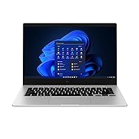 SAMSUNG Galaxy Book Go Laptop Computer PC Power Performance 18-Hour Battery Compact Light Shockproof Design WFH Ready WiFi 5, Silver, 128GB