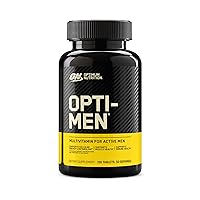 Opti-Men, Vitamin C, Zinc and Vitamin D, E, B12 for Immune Support Mens Daily Multivitamin Supplement, 150 Count (Packaging May Vary)