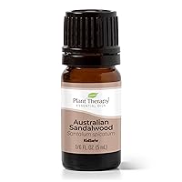 Australian Sandalwood Essential Oil 100% Pure, Undiluted, Natural Aromatherapy for Diffusion and Body Care, Therapeutic Grade 5 mL (1/6 oz)