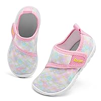 Racqua Toddler Baby Water Shoes Barefoot Quick Dry Swim Sport Pool Aqua Shoes for Boy's Girl's(Baby/Toddler)