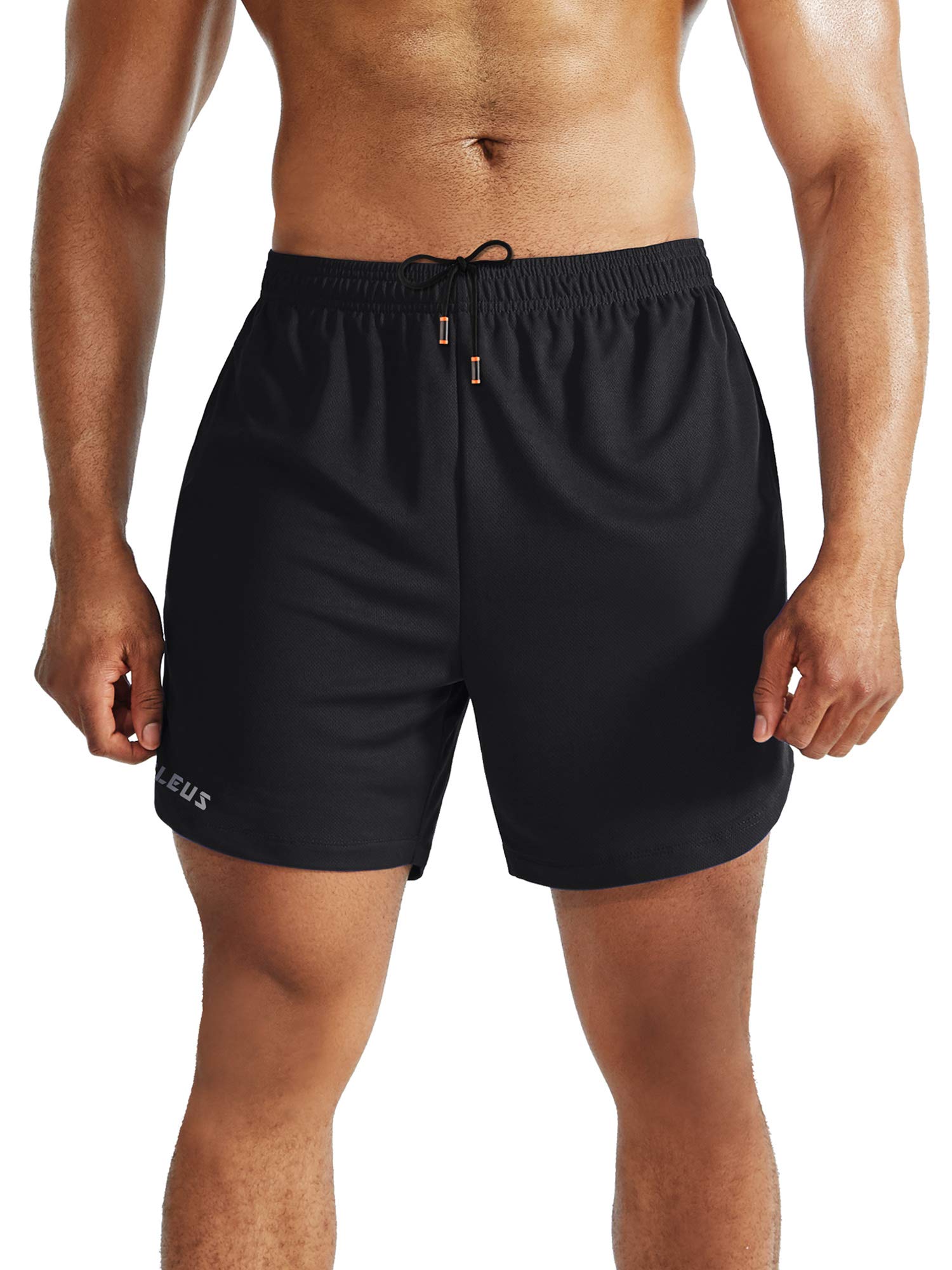NELEUS Men's 2 in 1 Running Shorts with Liner,Dry Fit Workout Shorts with Pockets