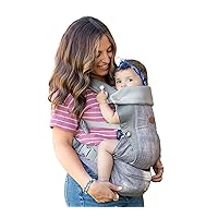 JJ Cole Peek 5-in-1 Position Convertible Baby Carrier, Travel-Friendly and Packable, Convenient Carry Belt Bag