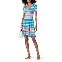 MILLY Women's Micro Stripe Dress