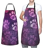 Waterproof Apron for Men Women Have a Heart Cooking Aprons with 2 Pockets Kitchen Chef Aprons Bibs for Grooming
