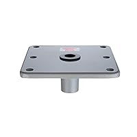 attwood SP-67749 Swivl-Eze Lock'N-Pin Aluminum 7-Inch x 7-Inch Marine Boat 3/4-Inch Pedestal Base