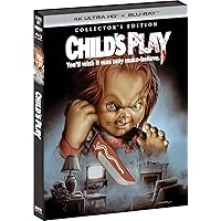 Child's Play (1988) - Collector's Edition 4K Ultra HD + Blu-ray [4K UHD] Child's Play (1988) - Collector's Edition 4K Ultra HD + Blu-ray [4K UHD] 4K Multi-Format Blu-ray DVD VHS Tape