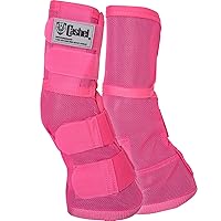Cashel Crusader Leg Guard Fly Boots, Pink, Arabian
