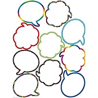 Teacher Created Resources Speech/Thought Bubbles Accents (5047),Multi Color
