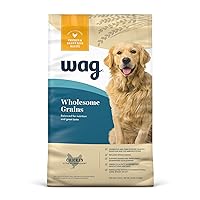 Amazon Brand – Wag Dry Dog Food, Chicken and Brown Rice, 30 lb Bag