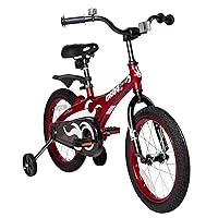 MOBO Childrens-Road-Bicycles Lite Bike w/Training Wheels. 16” Bicycle for 4-6 Years Olds