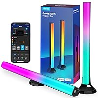 Govee RGBIC Light Bars, 15 Inches WiFi TV Backlight with Double Light Beads, Smart Light Bars with Multiple Placement Options Suitable for 45-70 inch TVs, Work with Alexa and Google Assistant, Black