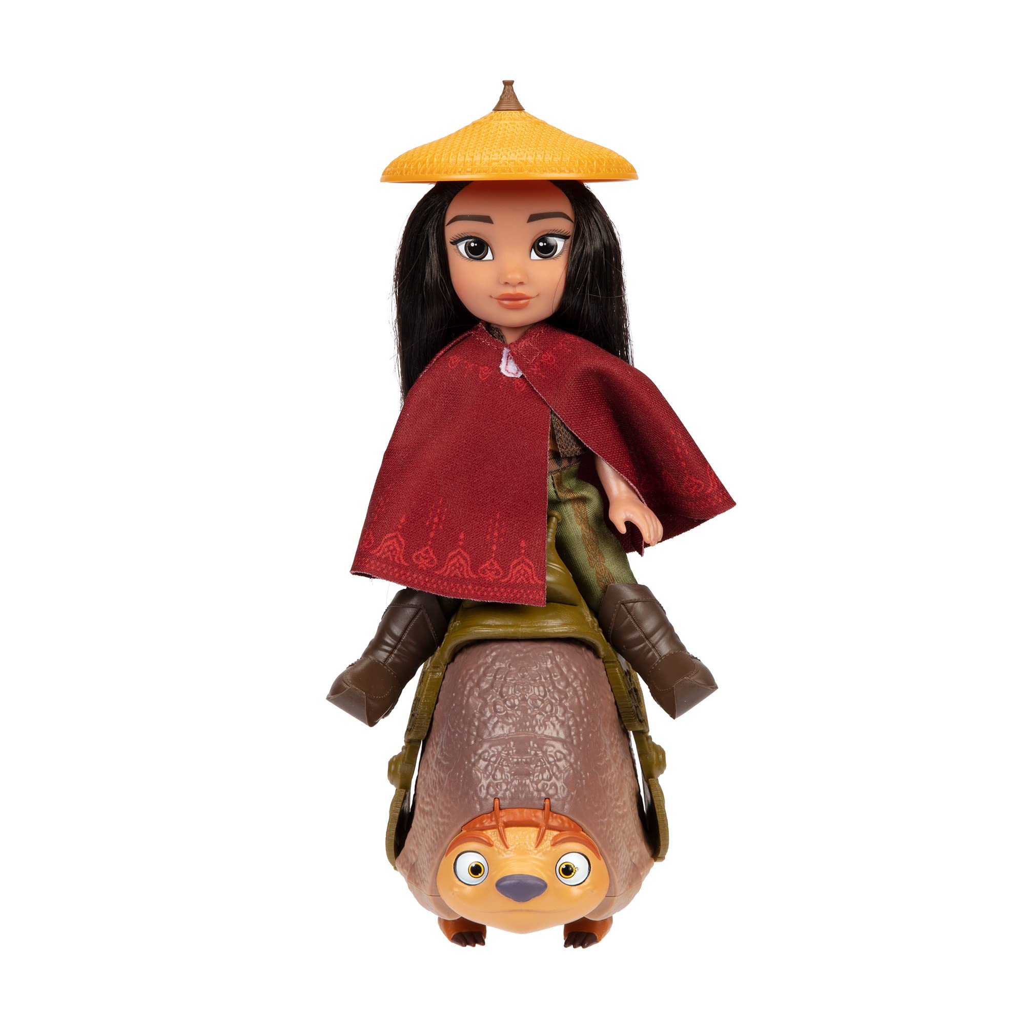 Disney Raya and The Last Dragon Petite Raya Doll & Tuk Tuk Toy Figure - Raya is 6 Inches Tall!