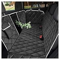 Dog Car Seat Cover,Waterproof with Mesh Window and Storage Pocket,Durable Scratchproof Nonslip Dog Car Hammock with Universal Size Fits for Cars/Trucks/SUV