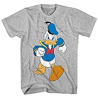 Disney Mens Donald Duck Shirt - Classic Vintage Donald Duck Tee Shirt - Donald Duck Graphic T-Shirt